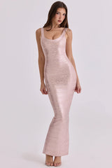 The OG Rosé Bandage Maxi Dress - Limited Edition