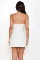 Palace Promenade Strapless Mini Dress White