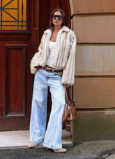 Naylor Faux Fur Jacket - Blonde