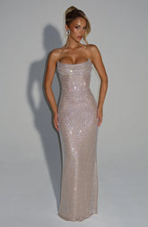 Mirabella Maxi Dress - Nude