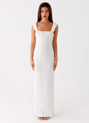 Senses Midi Dress - White