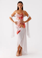 Loire Maxi Dress - Peach Rose