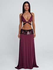 Aluna Top Burgundy