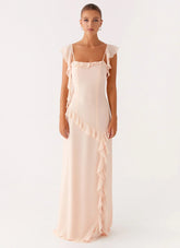 Naya Maxi Dress - Peach