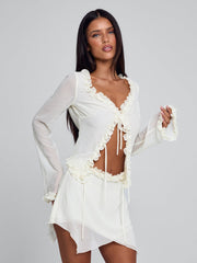 Mae Top Ivory