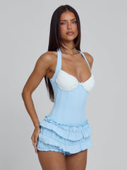 Maika Playsuit Light Blue