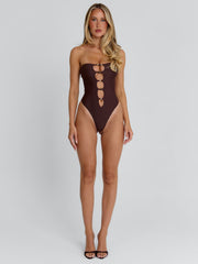 Melina One Piece Brown