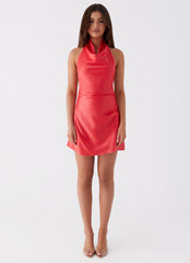 Sabina Mini Dress - Red