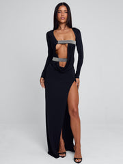 SOLVIA MAXI DRESS BLACK