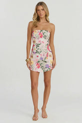 Birthday In Positano Floral Mini Dress
