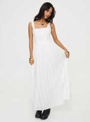 Lorinda Maxi Dress White