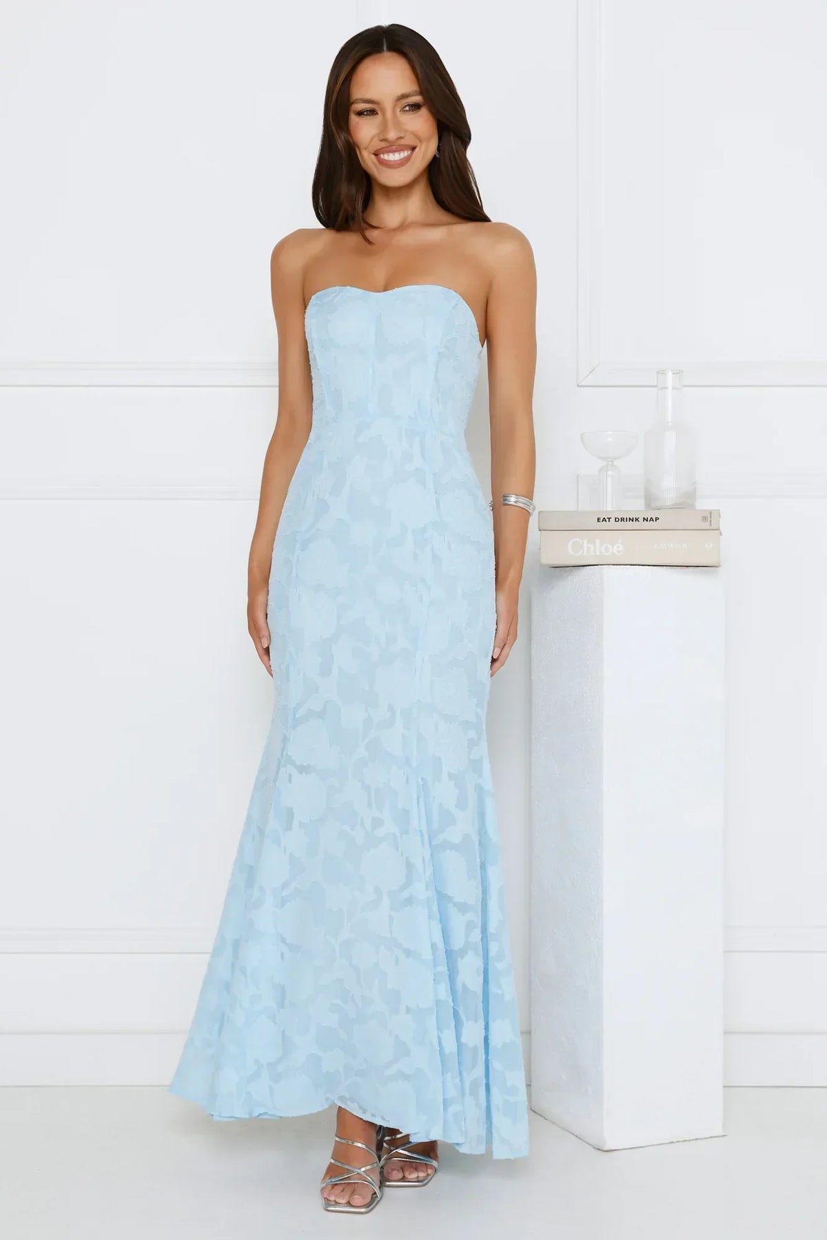 Sea Kissed Strapless Maxi Dress