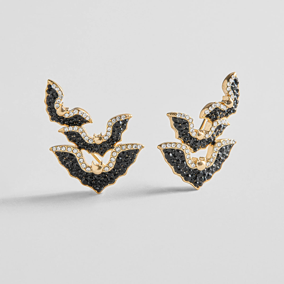 Flight Risk Bat Crawler Earrings