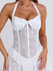 Elyza Mini Dress White