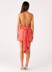 Kenzie Mini Dress - Coral