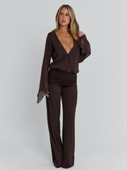 Lenna Top Chocolate