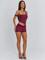 Roc Shorts Deep Red