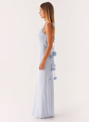 Simona Maxi Dress - Pastel Blue