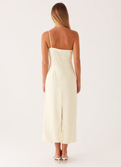 Sweetpea Midi Dress - Yellow