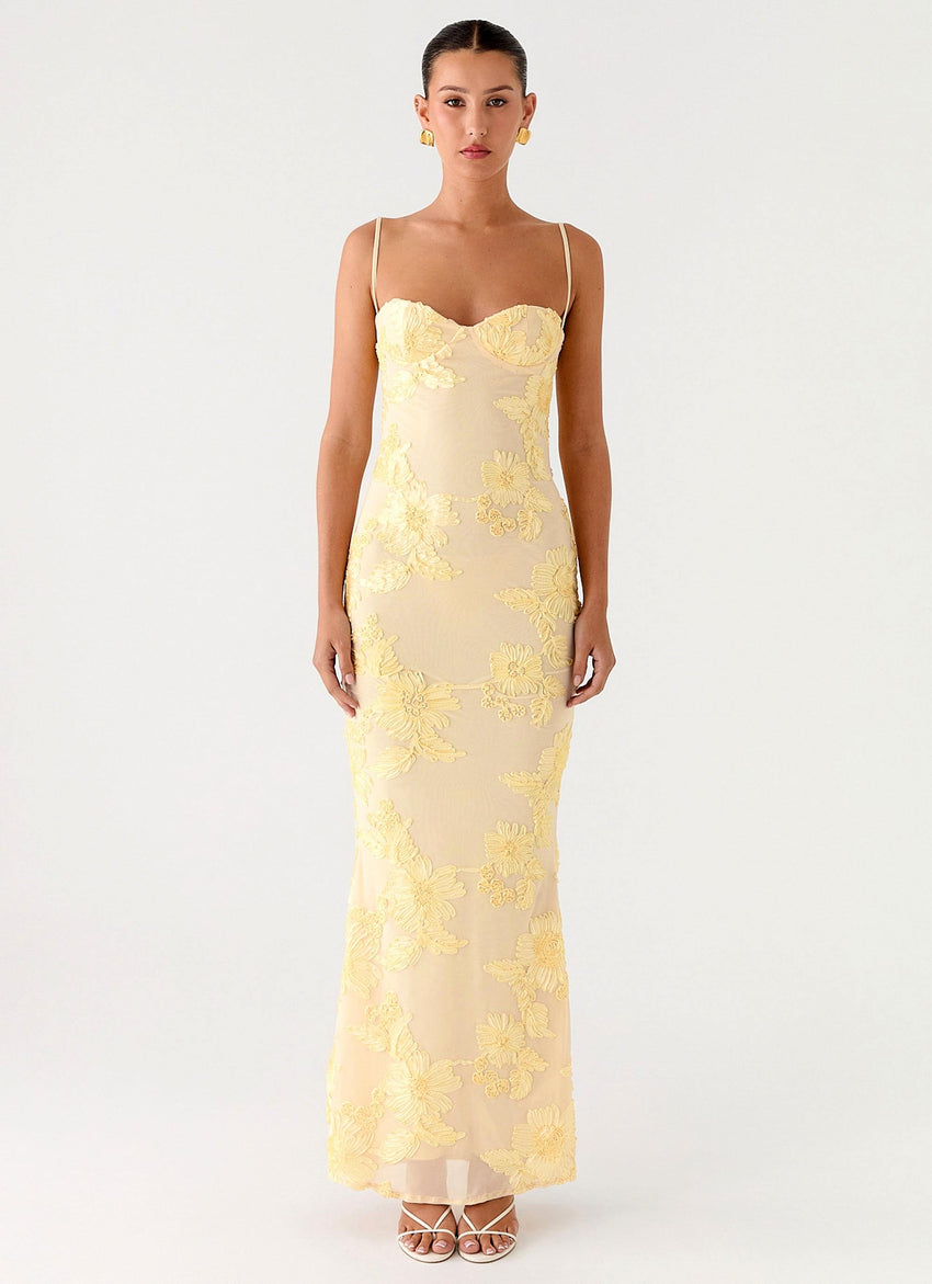 That Girl Maxi Dress - Lemon