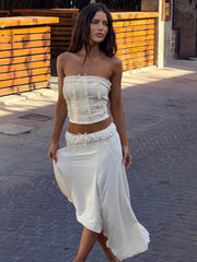 Val Midi Skirt Cream