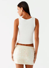 Kalita Mini Skirt - Ivory