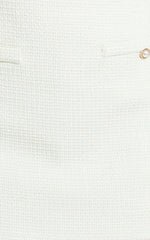 Aleena Skort - Boucle Mid Waist Fitted Mini Skort in Cream